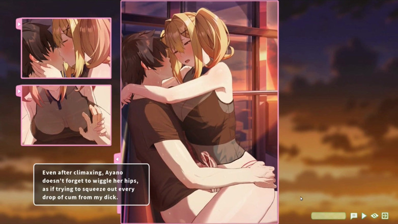 NSFWOtaku: Hentai Game - Summer Clover - Ferris Wheel Sex - Fucking the Blonde...