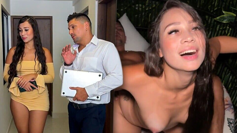 Daniela andrea: Mon mari offre ma chatte mouillée en échange de convaincre l’agent...