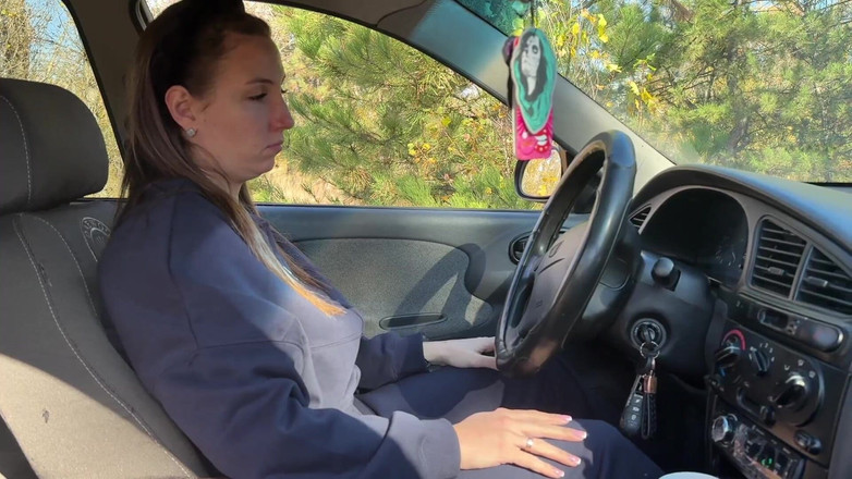 Hottie goddess: Auto-crank, revvierende tittenfick