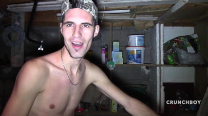 STRAIGHT BOY CURIOUS: Two scally lads fuck un discret basement