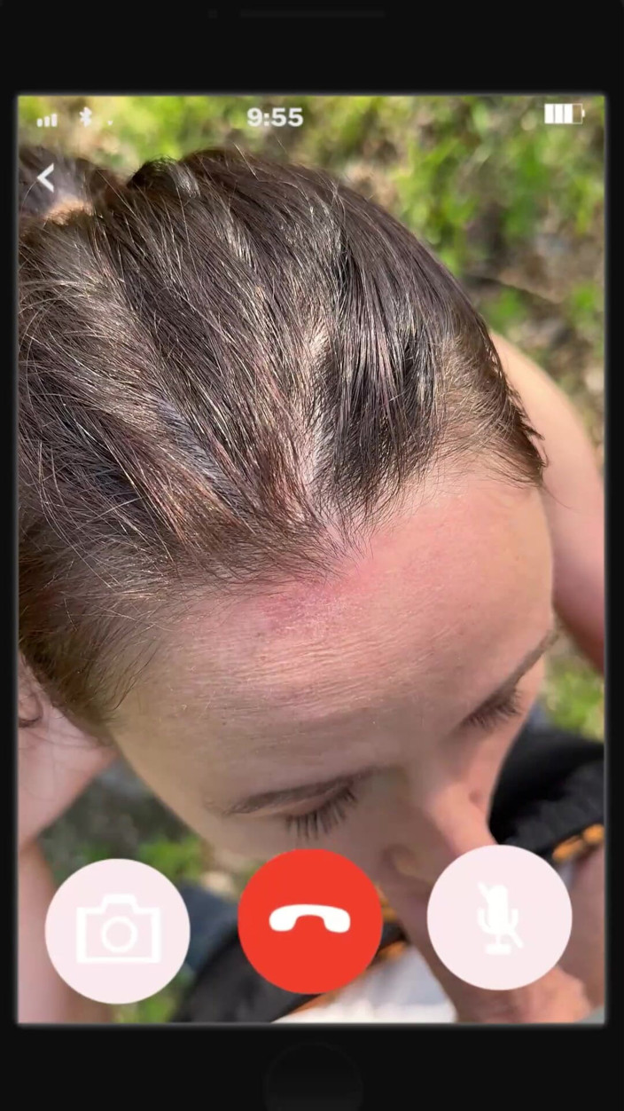 RonyaRabe: 最高の気分だ!彼女はビデオ通話で僕のフェラを見ている!