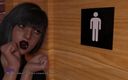 3D Cartoon Porn: Мій гуртожиток 7 - Марк облизує пизду своєї колишньої дівчини в чоловічому туалеті