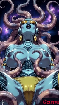 Gol prsatá Alien Fantasy animace V2