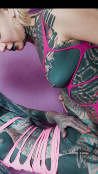 Lesbian BDSM Strap on Sex Pussy Anal and Whipping