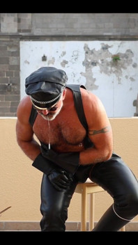 Mike in Leather