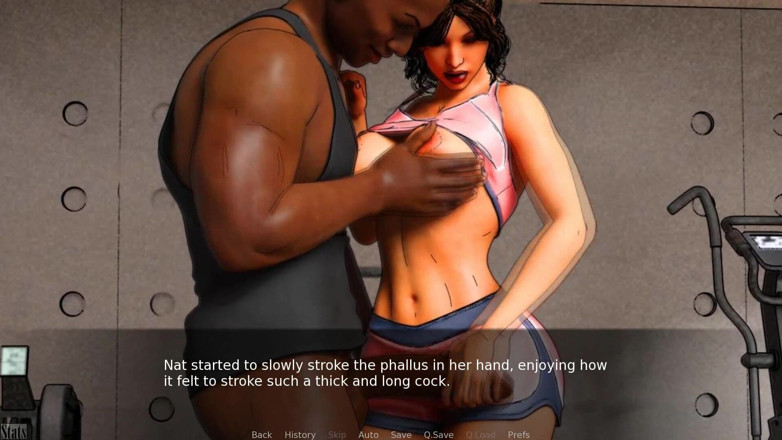 Dirty GamesXxX: Duet Of Love&amp;lust pasangan: isteri dan lelaki besar di gim,...