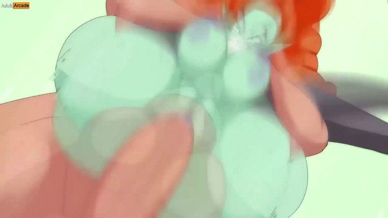 LewdArcade: Dragon Boll Z Zanj parodie op seksspel - super slet z...
