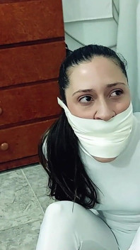 Elvira’s Tightest Hogtie - Gagged, Helpless and Humiliated