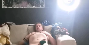 Assista meu pau saltar - Orgasmo das mãos livres