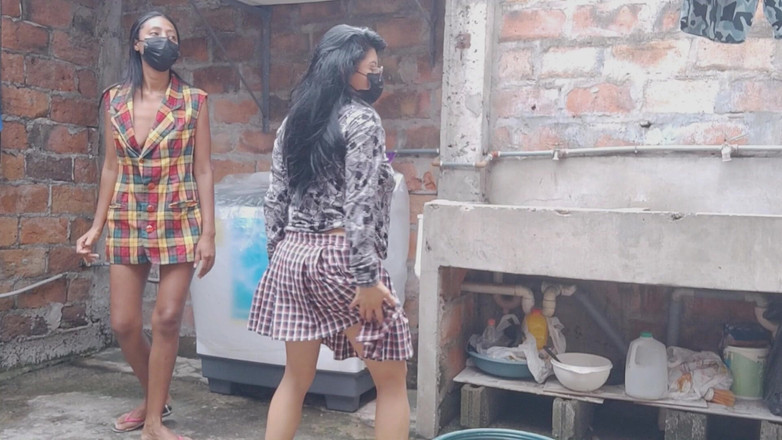 NEGRITA SEXY: Những người hàng xóm gossipy nói chuyện tục tĩu trong...