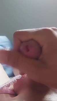 Sissy Jerks Her Little Cock and Cum