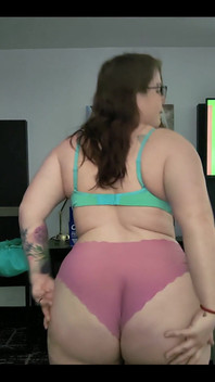 Stripping down after a long day at work