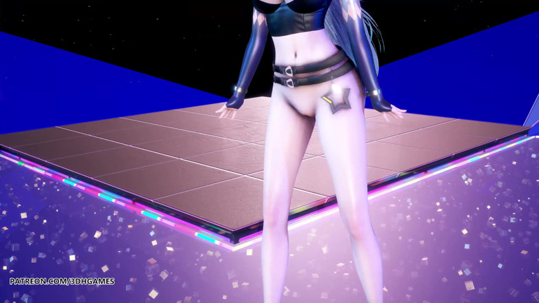 3D-Hentai Games: [MMD] (G)I-DLE - LATATA Kaisa, strip-tease sexy, ligue des légendes, KDA 4K 60FPS