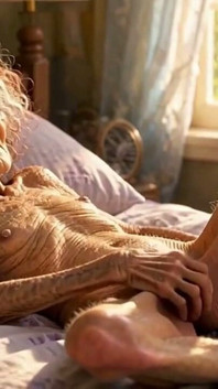 Wanita 90 Tahun melancap di farajnya yang berkedut dan hodoh