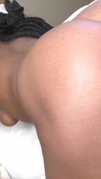 Doggy Cummed Ebony Slut Creampied