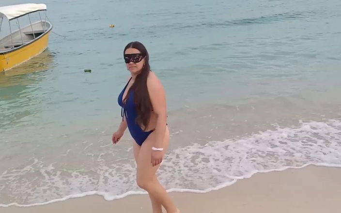 Valery Saenz xxx: 해변을 따라 걷는 나는 사파도를 만났는데 그와 섹스했다 2