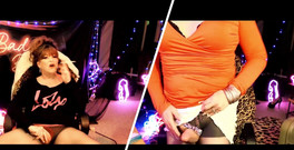 FemmeCheri120: Rozdělená obrazovka mě Hoking My Clitty Stick ....