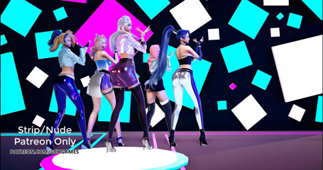 3D-Hentai Games: Exid - DDD dans sexy Kpop Kda Ahri Akali Kaisa Evelynn...