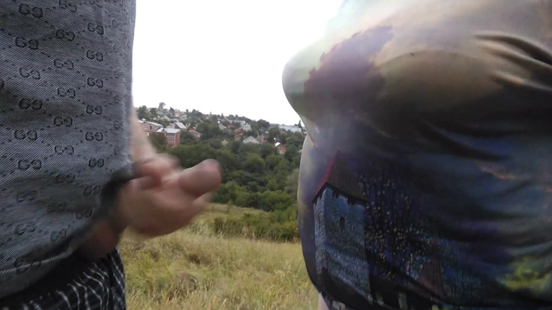 Zona901: Jerking off and sucking my cock on the street