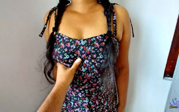 Sri Lankan – Cute Slut Seduces Roommate and Makes Him Cum on Her Tits – Asian Hot Couple