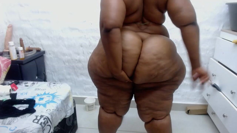 Big black clapping booties: Mi masturbo per il mio enorme culo bbw, Episodio 1006