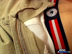 Homo Emo: 콘돔 정액 로드 마셔주기