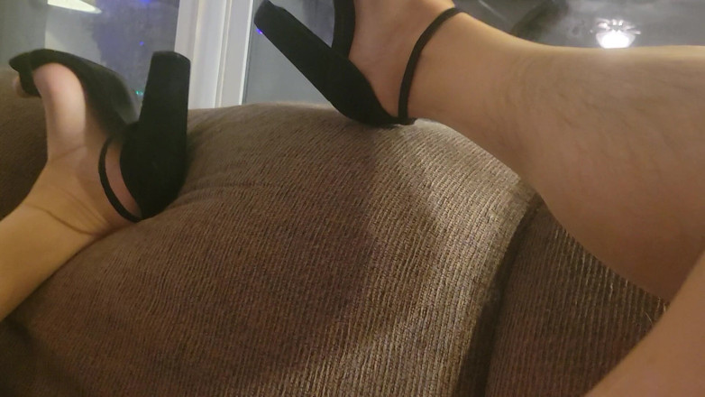 Feet Lover: Fucking Girlfriend's Shoes in Nylons and Brittany's Heels
