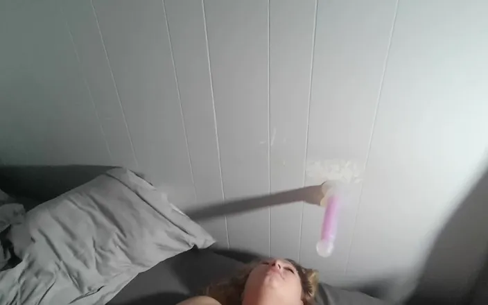 ScaninForFun: Double Dildo Pussy Stretching &amp; Deep Throating with an Anal Finishing