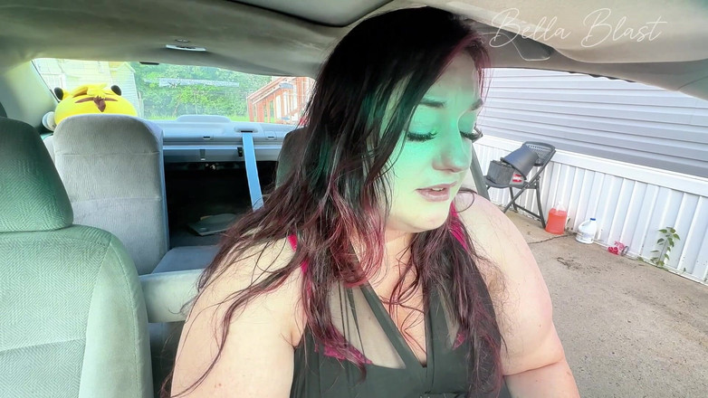 BellaBlast: Gassy BBW Masina Cranking Luptă: masina Wont Start, tachinare flirt...