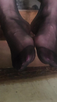 Goode Girl Black Pantyhose Foot Worship POV JOI
