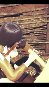 On Titans Hentai - Mikasa Do a Handjob with Cum in Her Face and Use a Dildo - Manga Anime Japanese Asian Game Porn