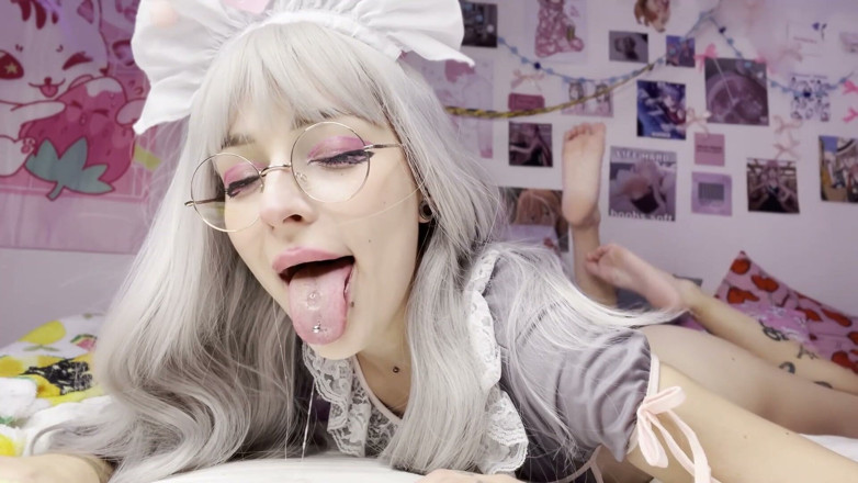 lanalovacutie: Cum-on-my-ahegao-drooling-face-stepdaddy