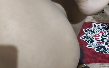 Indian House Wife Alone Using Vibration R