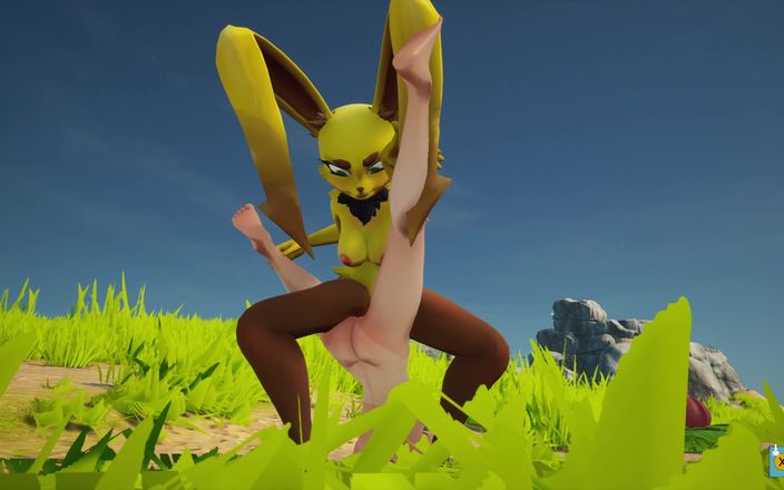 NSFW Gaming: Người phụ nữ mài quái vật thỏ (sapphire Safari v.23)