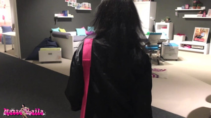 Laila Banx: Banged in the furniture store - cumwalk extreme
