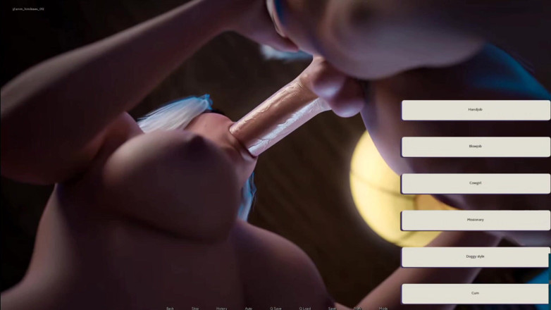 Sex anime taboo: Awek rambut putih mahu merehatkan tubuh panasnya