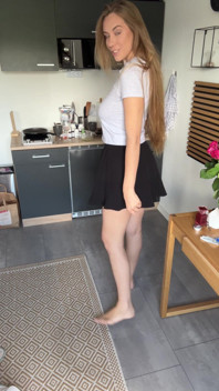 Lifting My Skirt for a Secret View