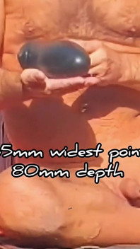 Large Buttplug, Fucking Myself in the Garden