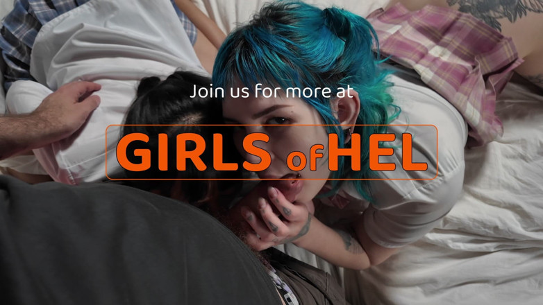 Girls of Hel: Cheeky College Girl Alexa of Hel Gets Playful and Cums...