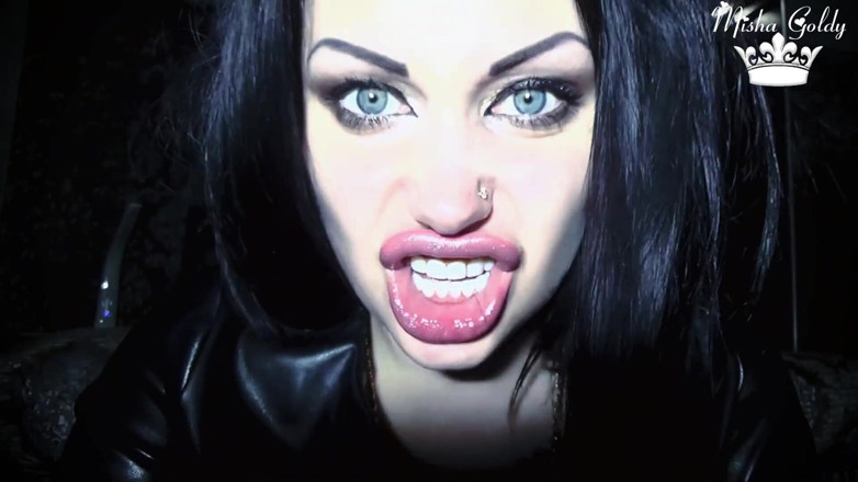 Goddess Misha Goldy: Cum Inside of Throat of Sexy Witch and Be Swallowed,...
