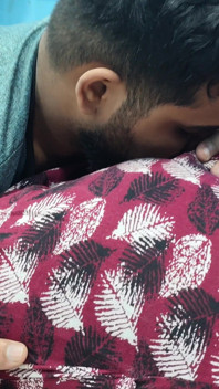 Ass Kiss Romance, Malayali Girl Hot Ass Kiss with Romance in Nighty