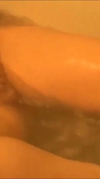 Bathing in the bathtub