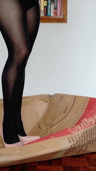 Destroying Boxes - in Nylon and Stilettos