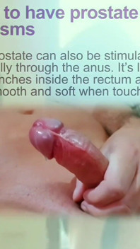 Prostat orgasams dubur