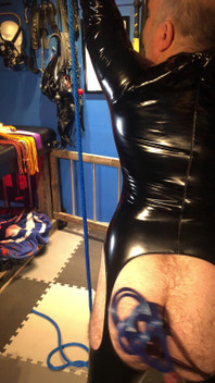 Black Pvc Bodysuit