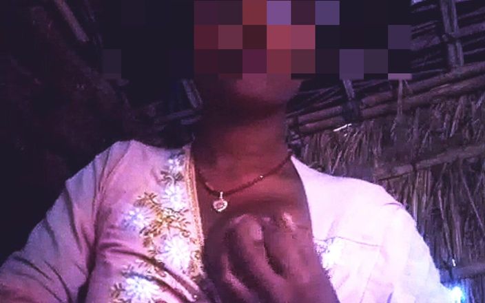 RJ NISHA: Desi Mallu Aunty in Pink Frock Getting Her Boobs Massaged