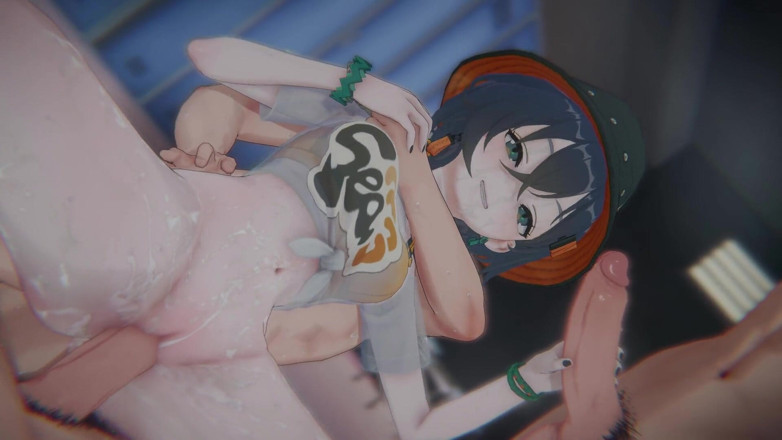 Tomu aisuman: [zenless Zone Zero] Belle's Tape Bondage &amp; POV Sandwich DP (summer Skies)