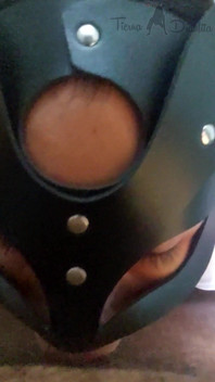 The Masked Girl Is Very Docile When She Has My Cock in Her Mouth