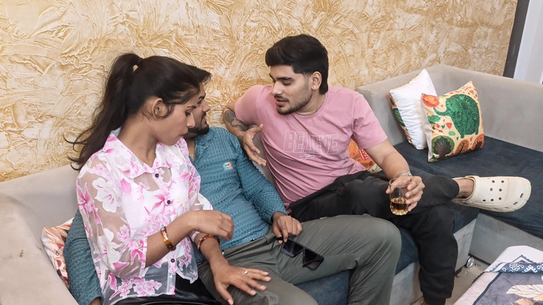 Londamaal123: Indian Desi Threesom Gangbang Hardcore Sex Video