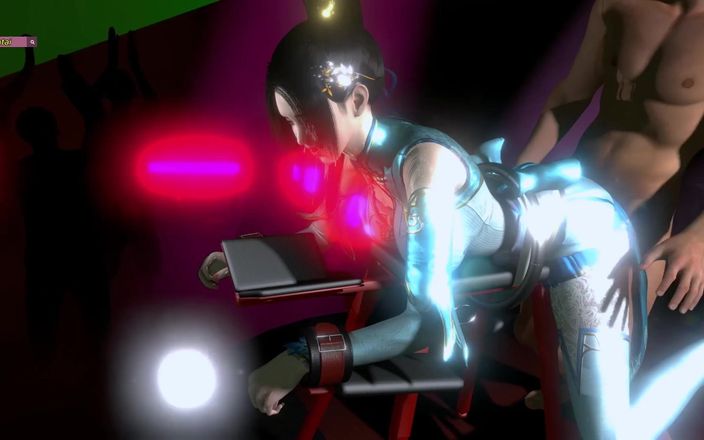X Hentai: Na Lan šukání velkého ptáka - 3D animace Hentai